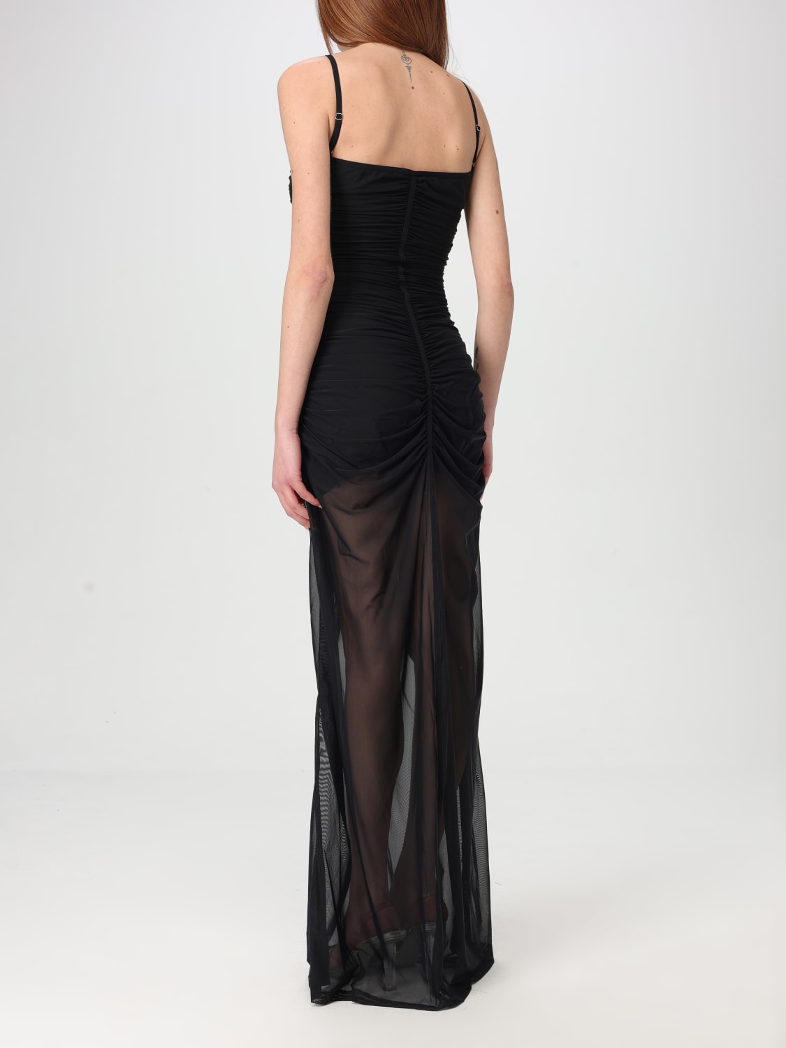 ワンピース DIESEL Woman Dress Black A161240BMBC 9XX Women's Maxi dress with spaghetti straps | Black | Diesel