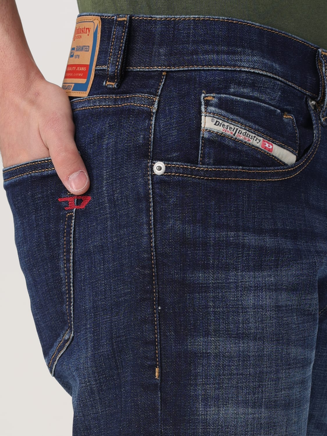 DIESEL JEANS: Jeans men Diesel, Denim - Img 4