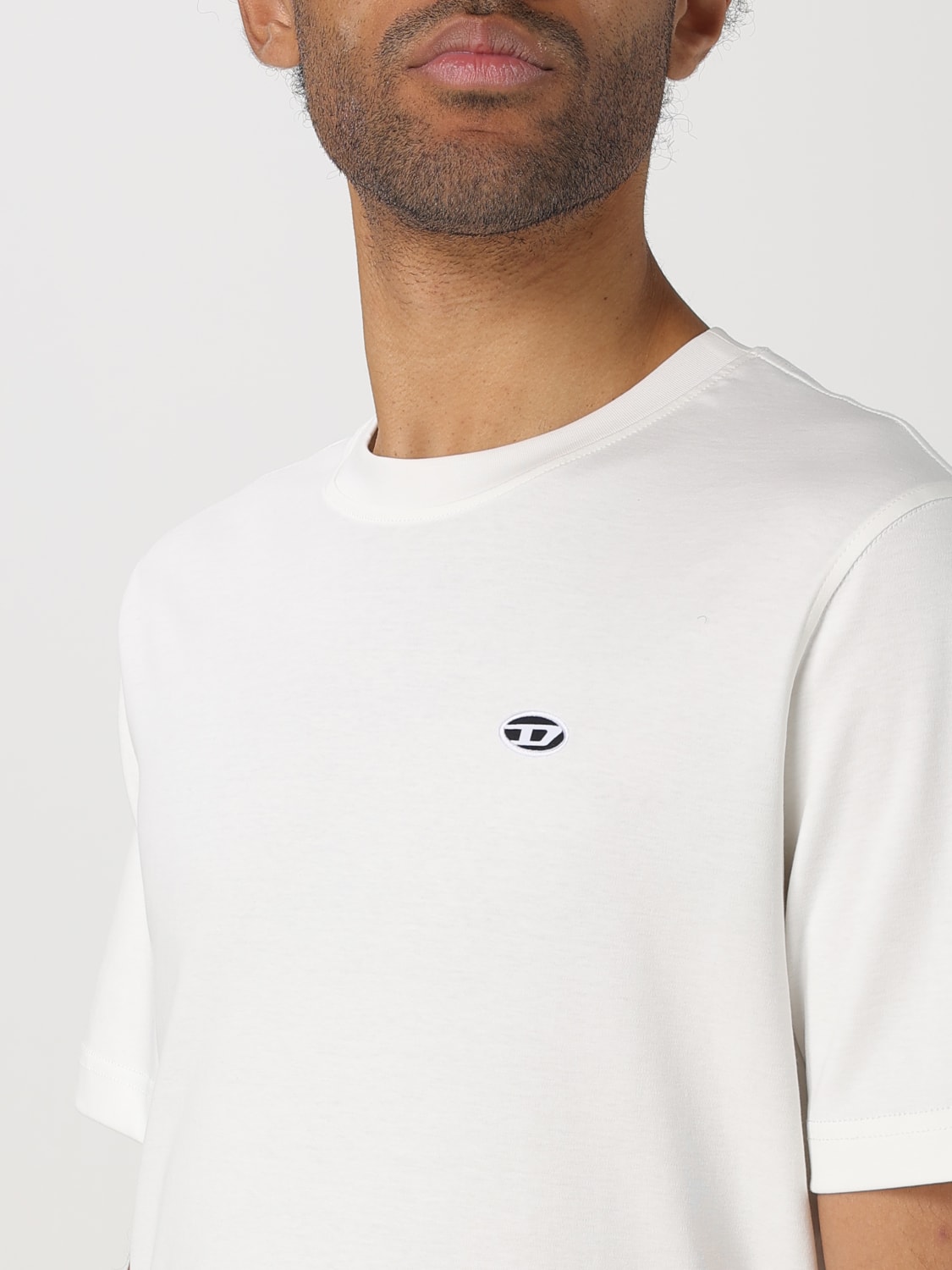 DIESEL ディーゼル 半袖Tシャツ メンズ A086290DMAA ブラック 黒