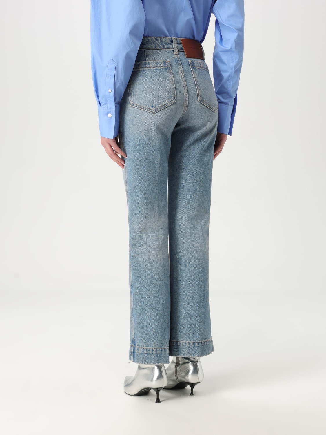 VICTORIA VICTORIA BECKHAM JEANS: Jeans Victoria Victoria Beckham in denim , Denim - Img 3