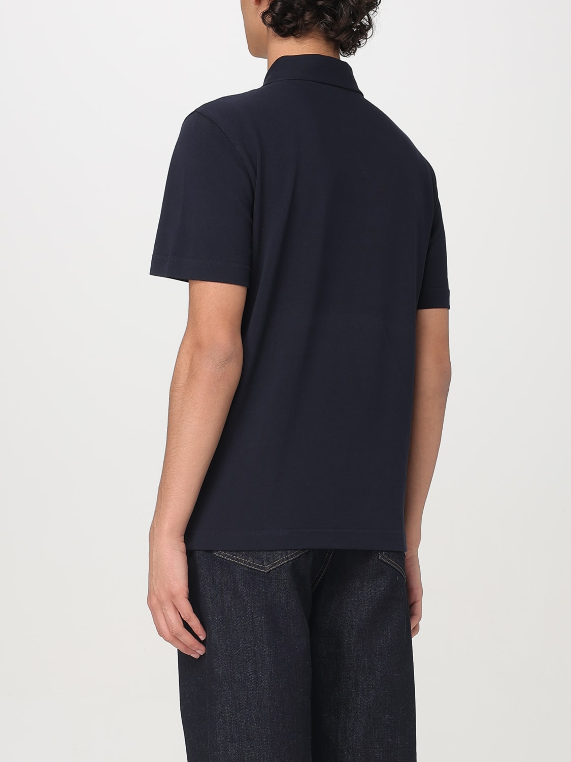 MISSONI POLO: Polo in cotone Missoni con logo ricamato, Blue - Img 3