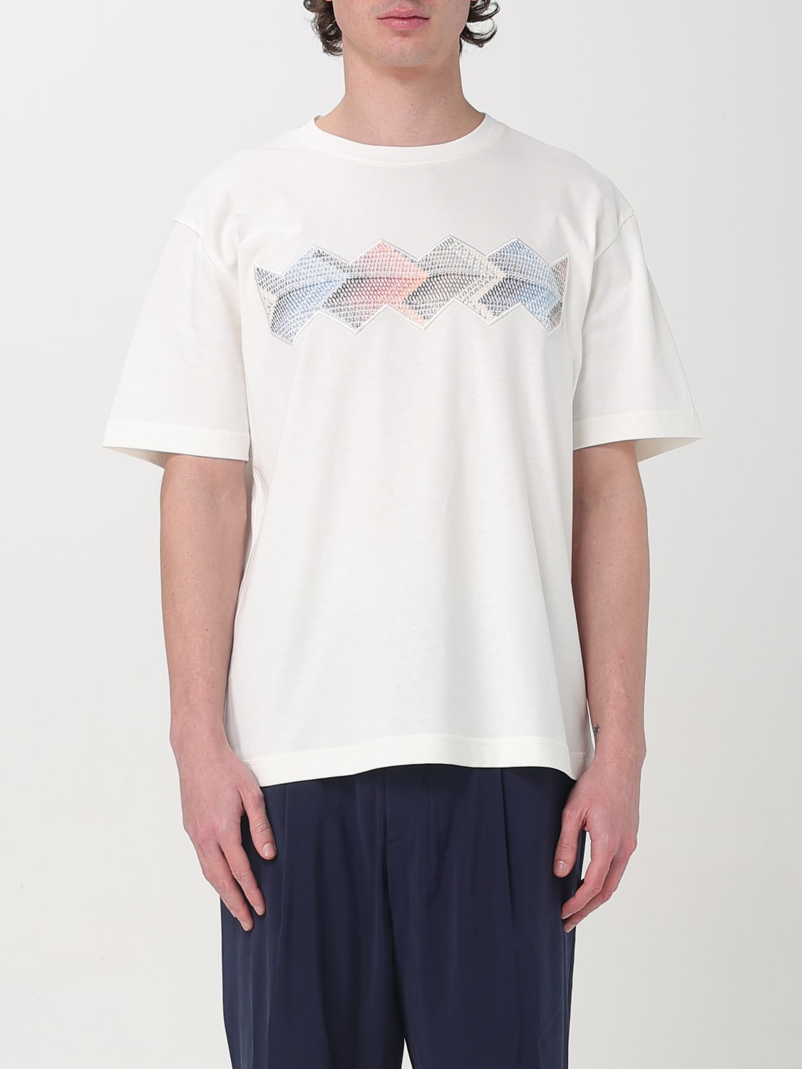 Tシャツ・カットソー MISSONI Men T-shirt White US25SL0LBJ00NN S01G7 MISSONI: T-shirt men - White | Missoni t-shirt