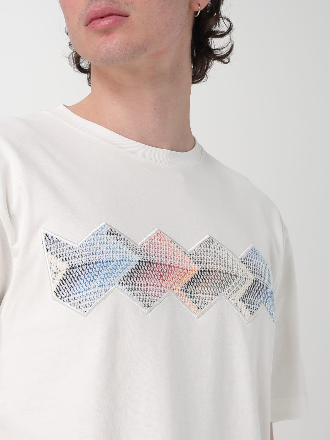 Tシャツ・カットソー MISSONI Men T-shirt White US25SL0LBJ00NN S01G7 MISSONI: T-shirt men - White | Missoni t-shirt