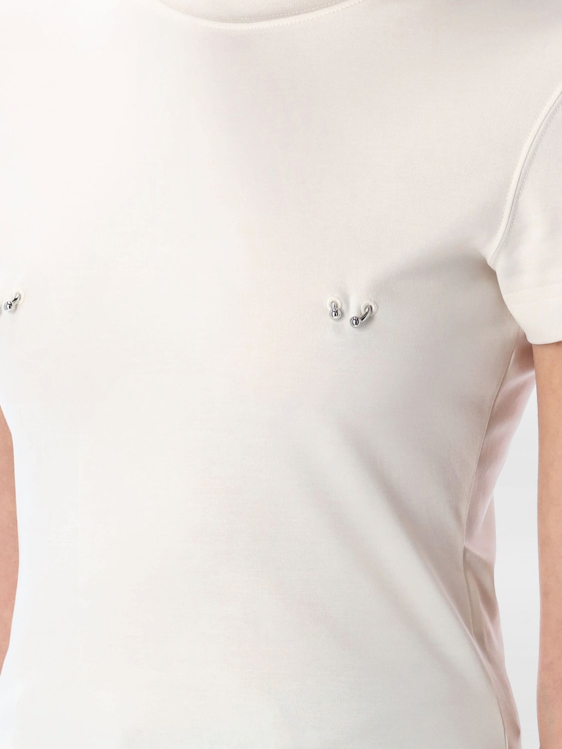 Tシャツ・カットソー MUGLER Woman T-Shirt White 25P3TS01086016 1014 MUGLER: T-shirt woman - White | Mugler t-shirt