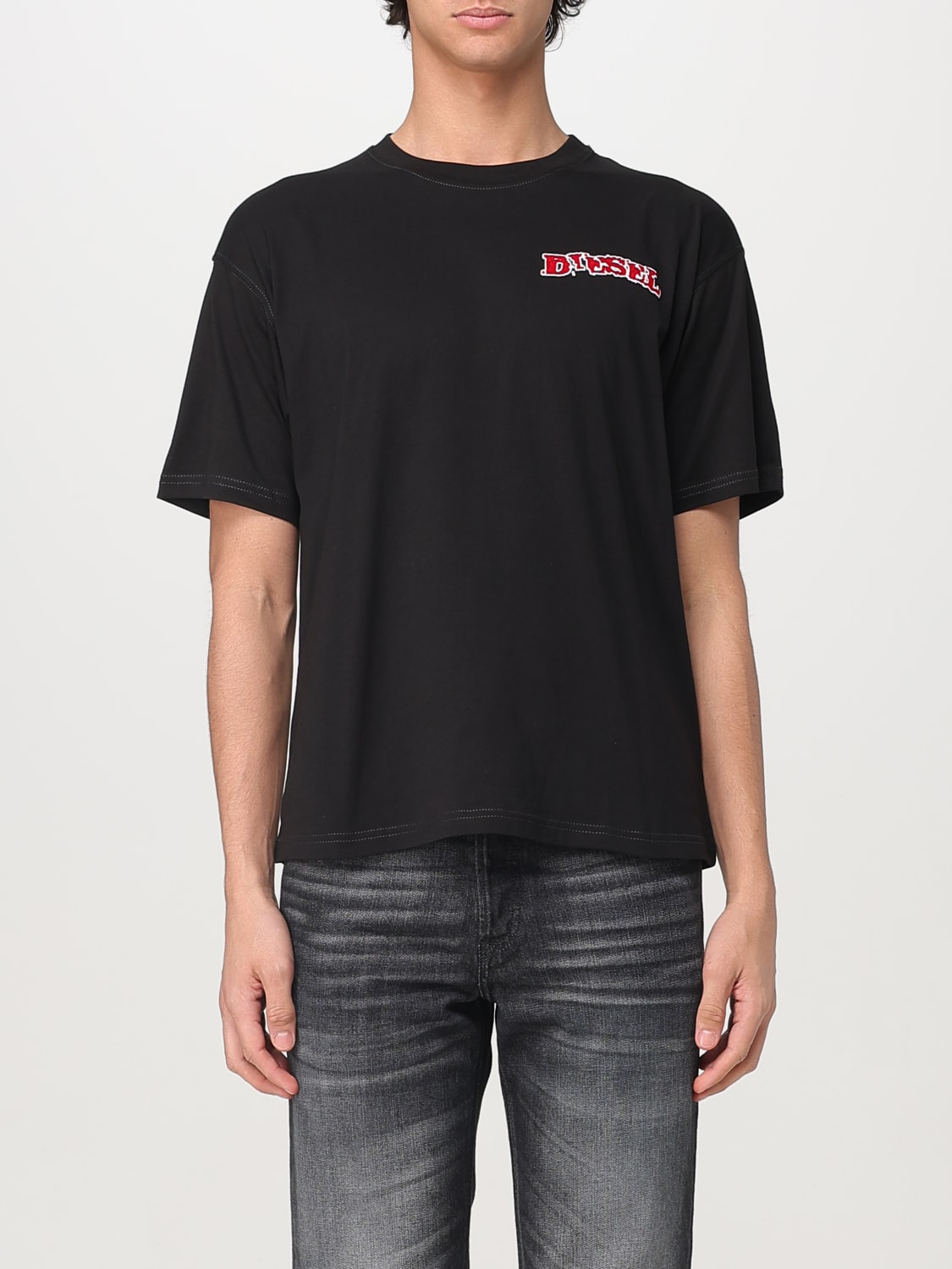 DIESEL T-SHIRT: T-shirt men Diesel, Black - Img 1