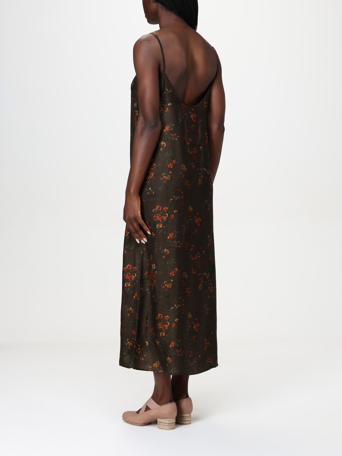 ワンピース UMA WANG Woman Dress Brown UP5017 UW60 UMA WANG - Women Dudi Dress – Atelier New York