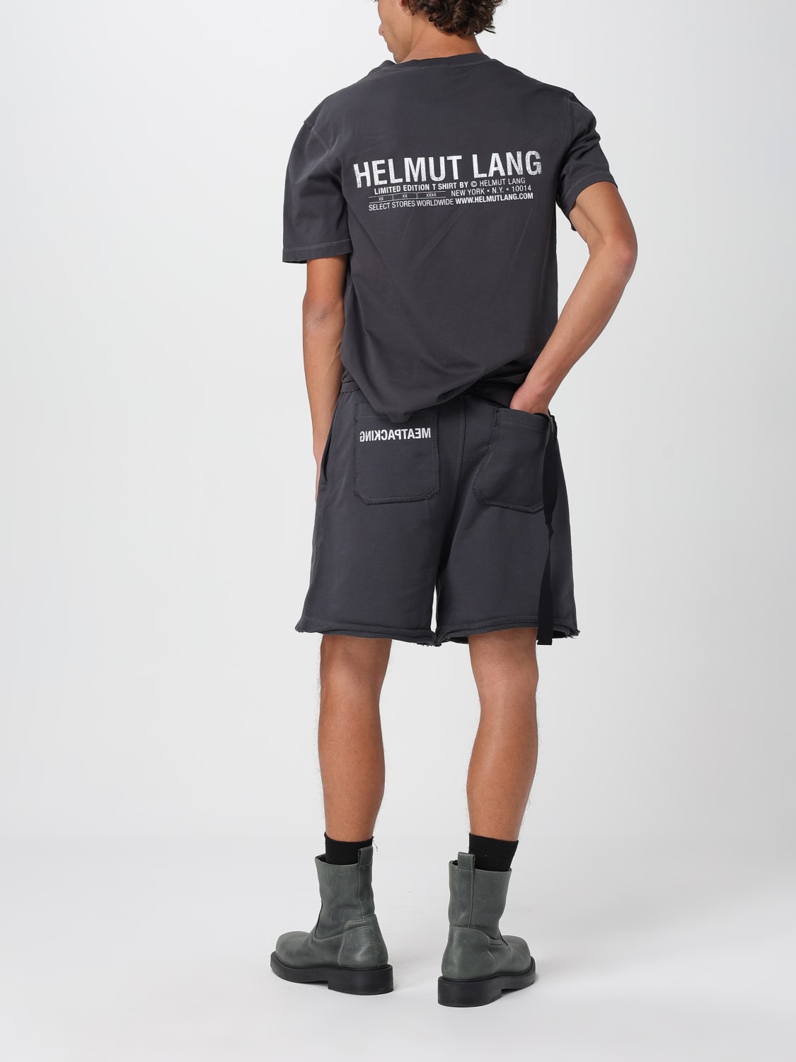 HELMUT LANG SHORTS: Short men Helmut Lang, Grey - Img 2