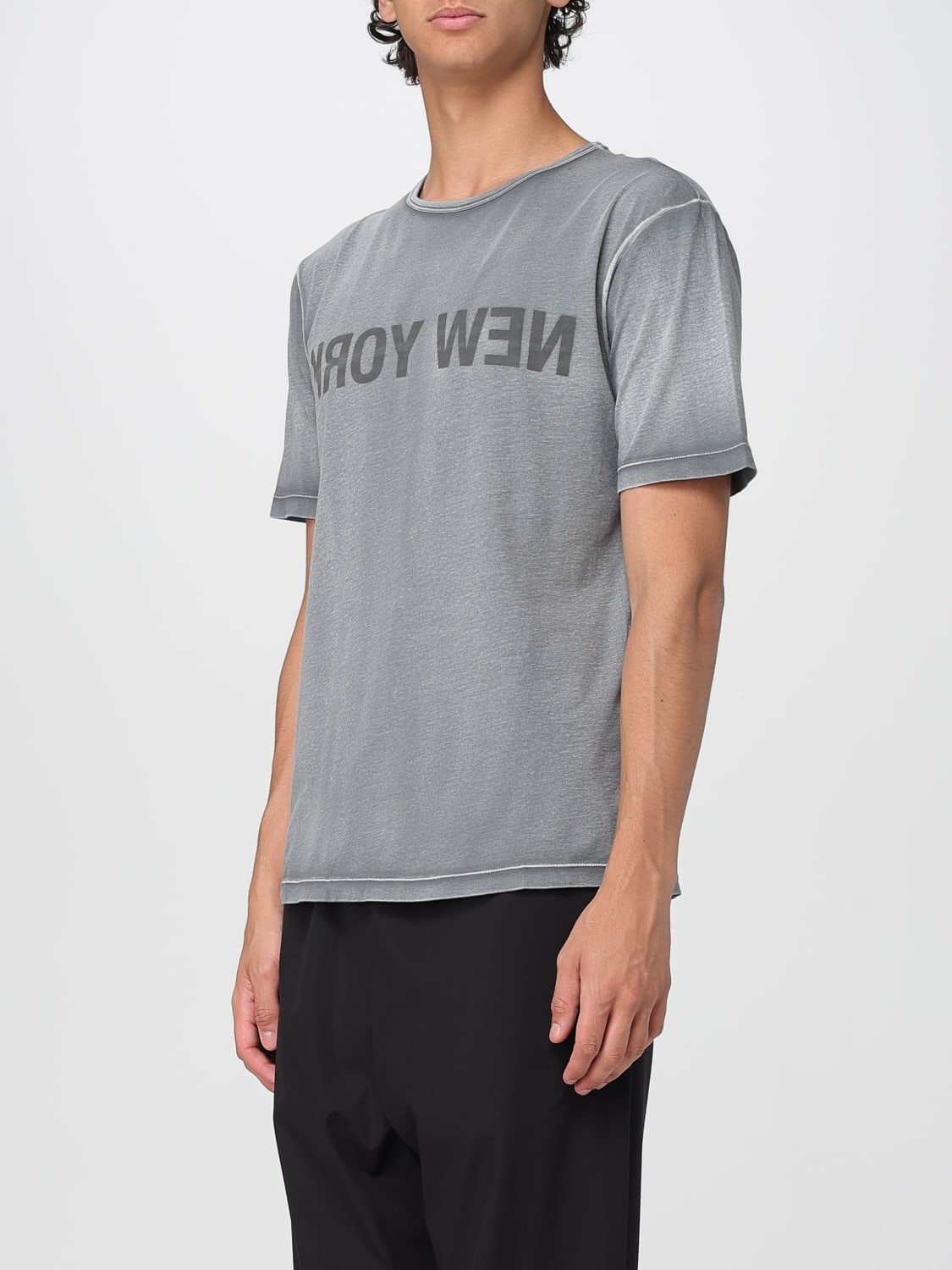 HELMUT LANG T-SHIRT: T-shirt homme Helmut Lang, Gris - Img 3