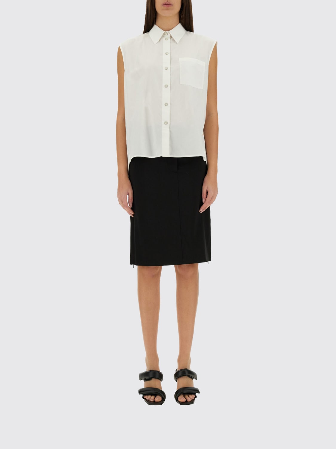 HELMUT LANG CHEMISE: Chemise femme Helmut Lang, Blanc - Img 1