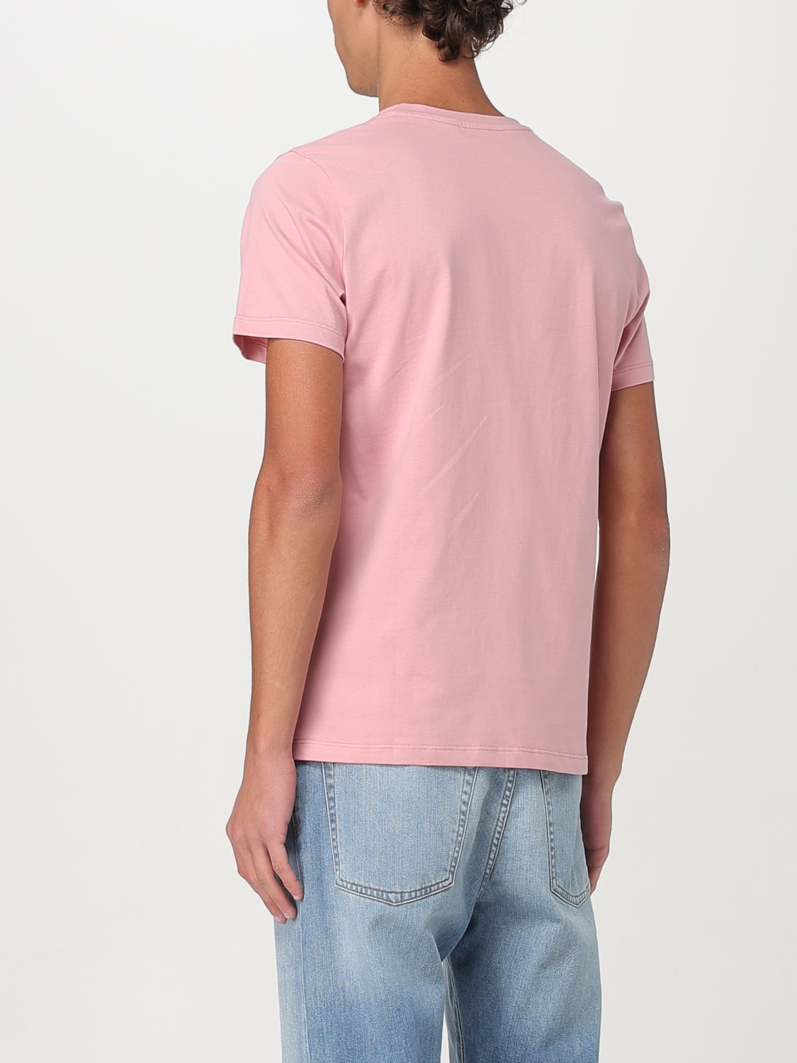 Tシャツ・カットソー DONDUP Men T-shirt Pink US198JF0309UIT3 533 GW限定最大10 OFF!!】 ドンダップ DONDUP Tシャツ メンズ ピンク