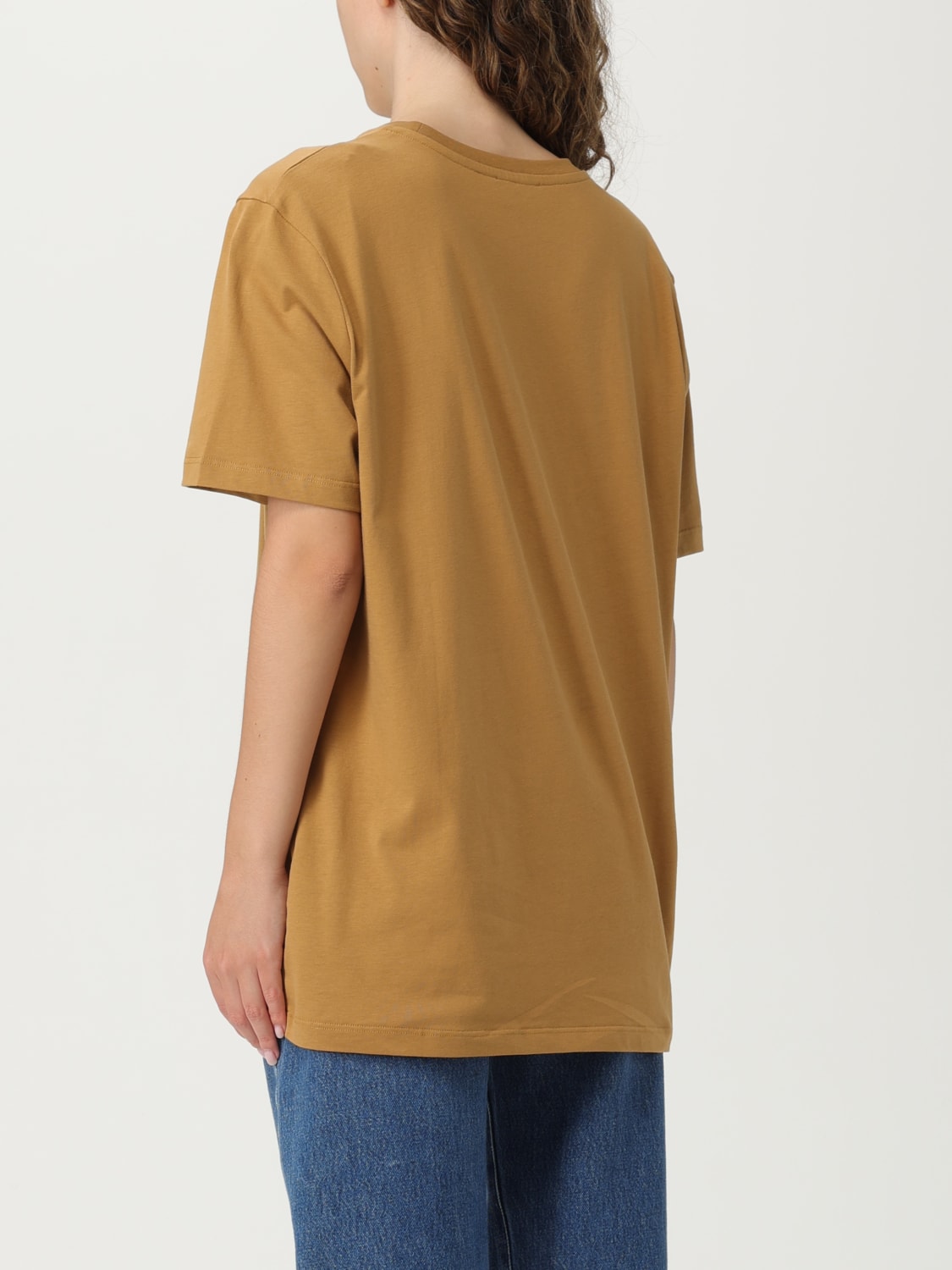 Tシャツ・カットソー DONDUP Woman T-Shirt Camel US198JF0309UFS6 397 DONDUP: Sweater woman - Camel | Dondup t-shirt