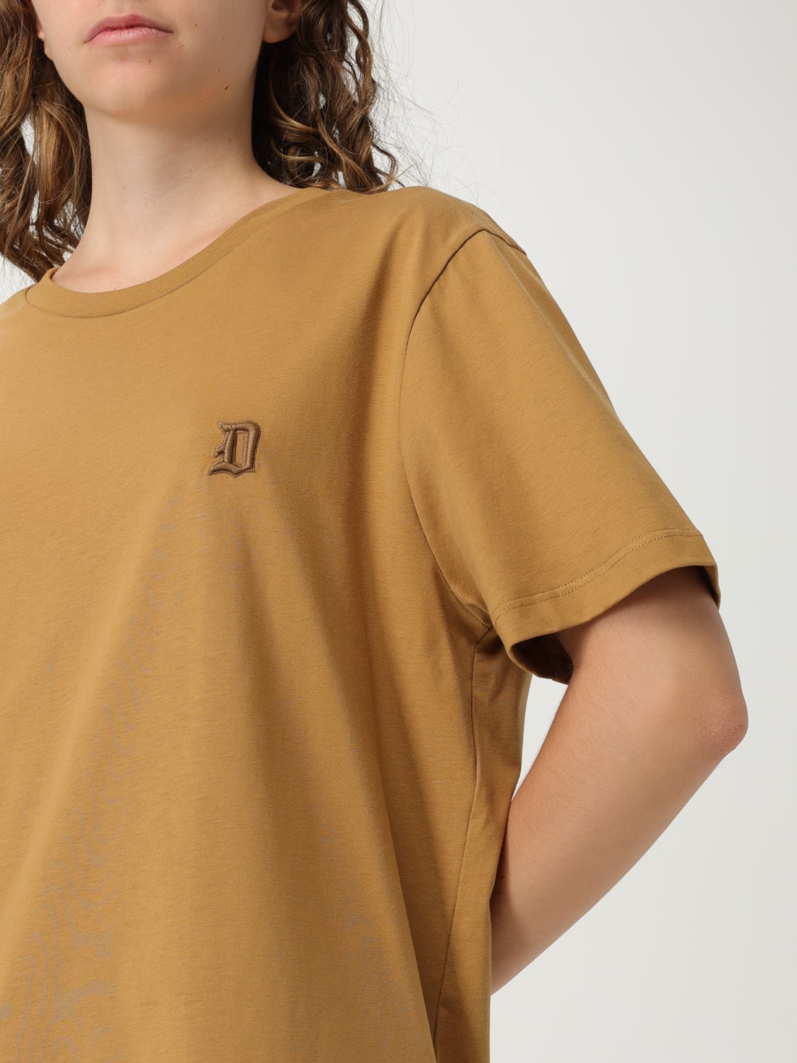 Tシャツ・カットソー DONDUP Woman T-Shirt Camel US198JF0309UFS6 397 DONDUP: Sweater woman - Camel | Dondup t-shirt