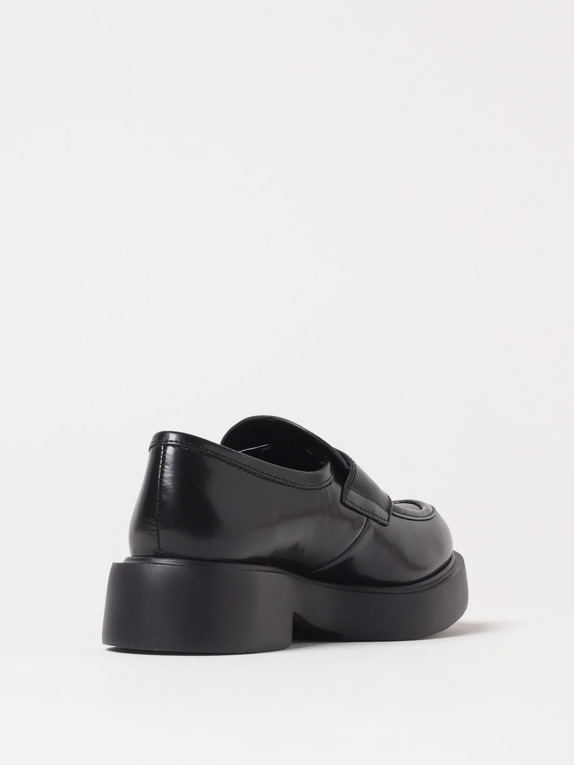 LOVE MOSCHINO: Shoes woman - Black | Love Moschino loafers