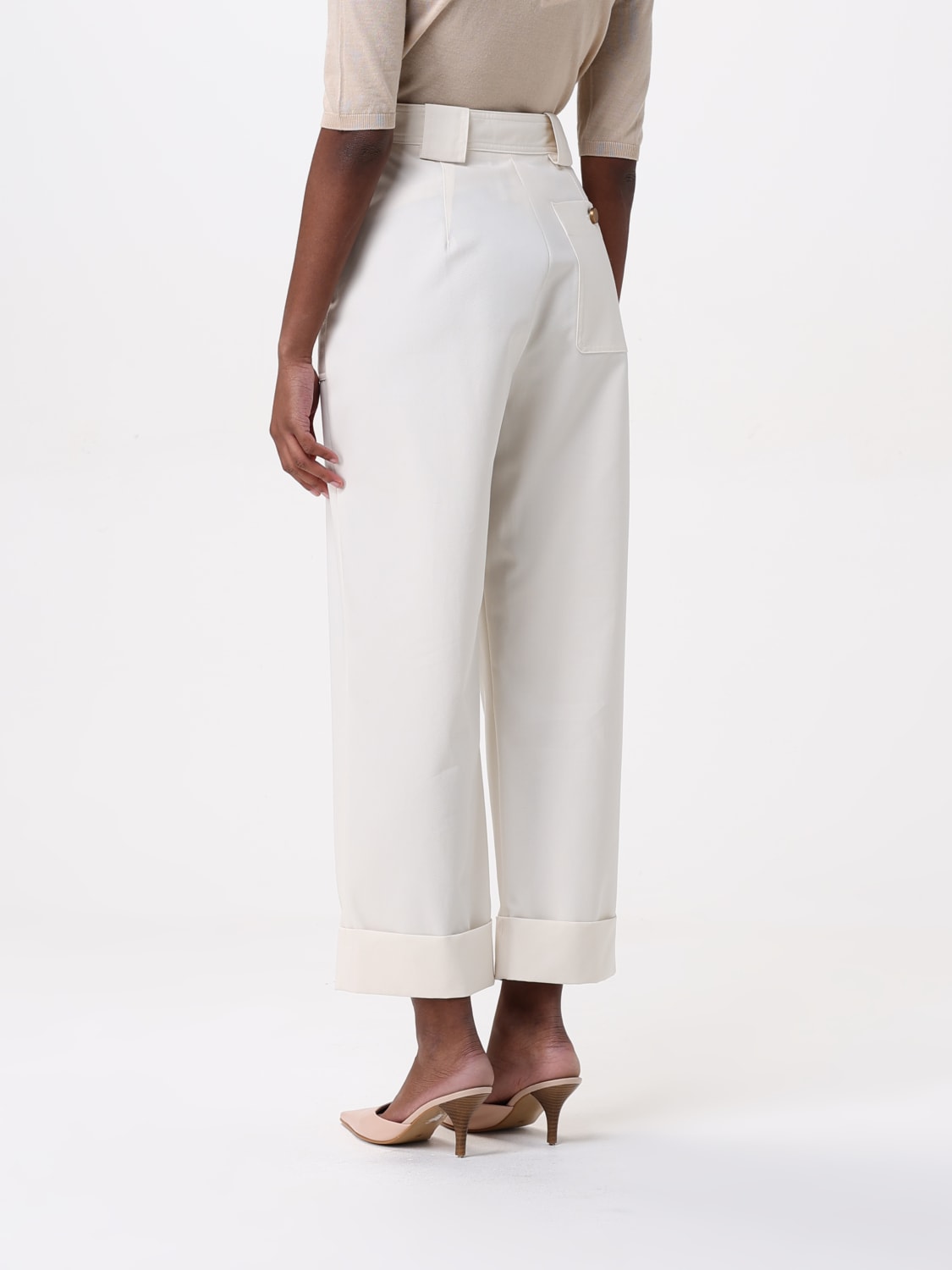 MAX MARA: Pants woman - White | Max Mara pants 2511131061600