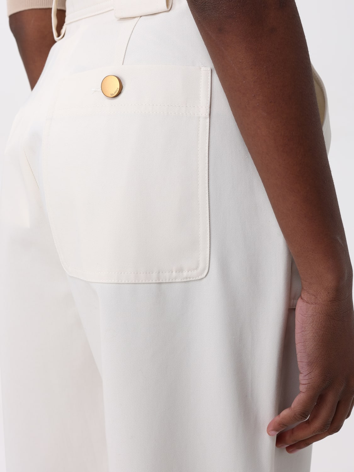 MAX MARA: Pants woman - White | Max Mara pants 2511131061600