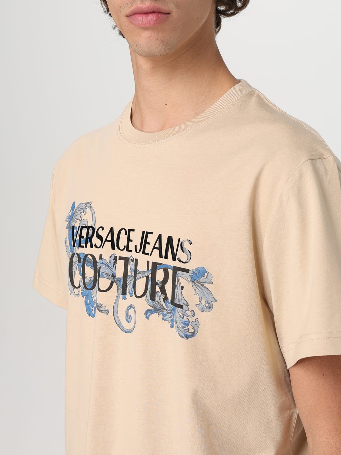 Tシャツ・カットソー VERSACE JEANS COUTURE Men T-shirt Multicolor 78GAH6XAJS464 VERSACE JEANS COUTURE: T-shirt men - Multicolor | Versace