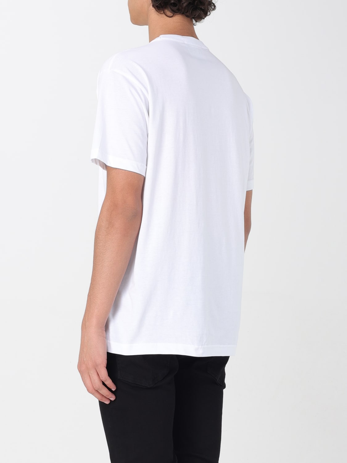 Tシャツ・カットソー VERSACE Men T Shirts 78GAHT08CJ00TG03 White VERSACE JEANS COUTURE: T-shirt men - White | Versace Jeans