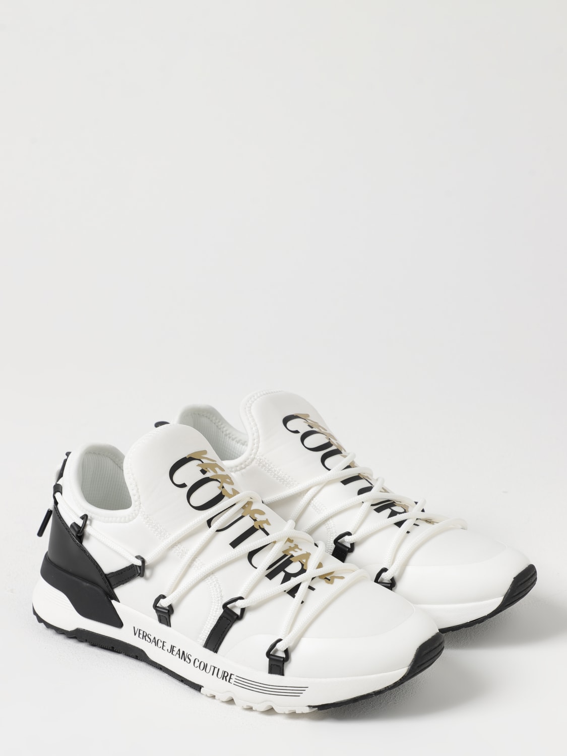 VERSACE JEANS COUTURE 运动鞋: 鞋 男士 Versace Jeans Couture, 白色 - Img 2