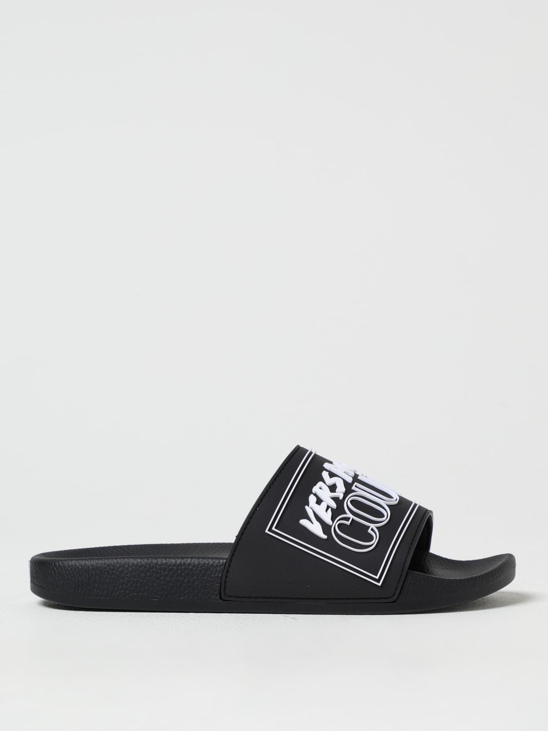 Versace Jeans Couture Outlet: Sandals men - Black | Versace