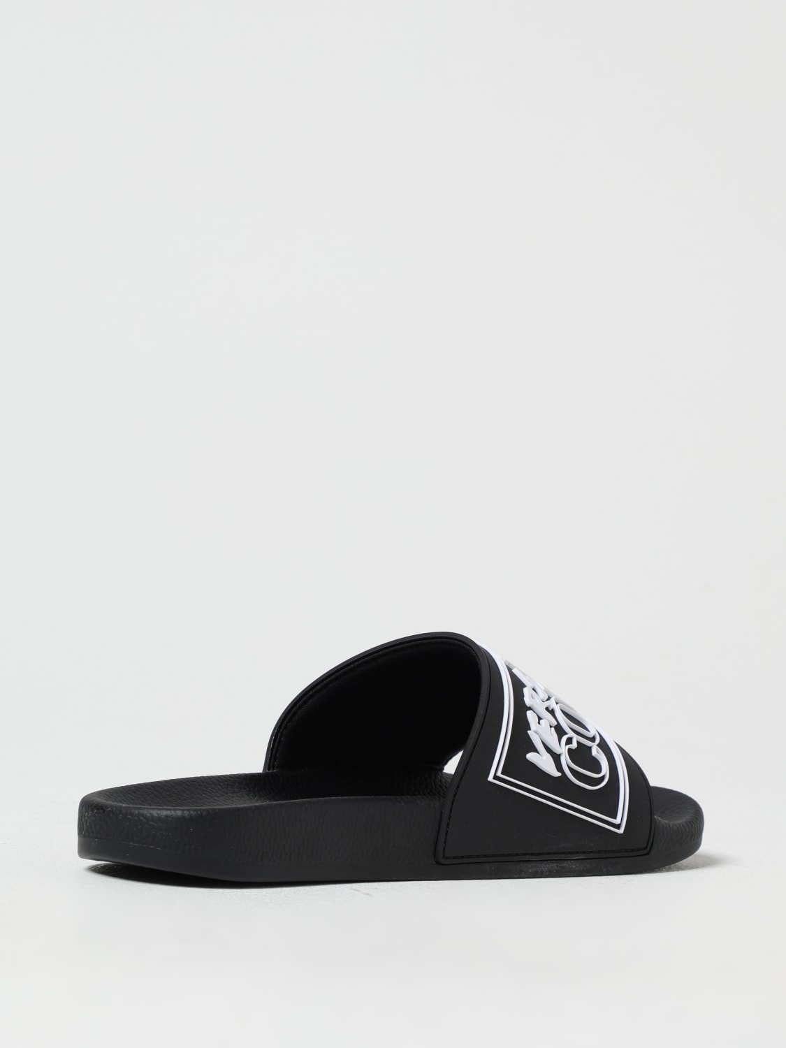 サンダル VERSACE JEANS COUTURE Men Sandals Black 78YA3SQ171352 899 VERSACE JEANS COUTURE: Sandals men - Black | Versace Jeans