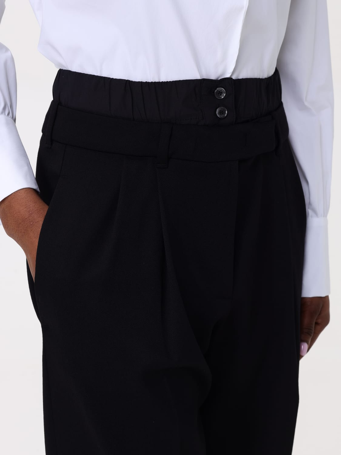 パンツ LIVIANA CONTI Woman Pants Black F5SN70 Y69-0 LIVIANA CONTI: Pants woman - Black | Liviana Conti pants