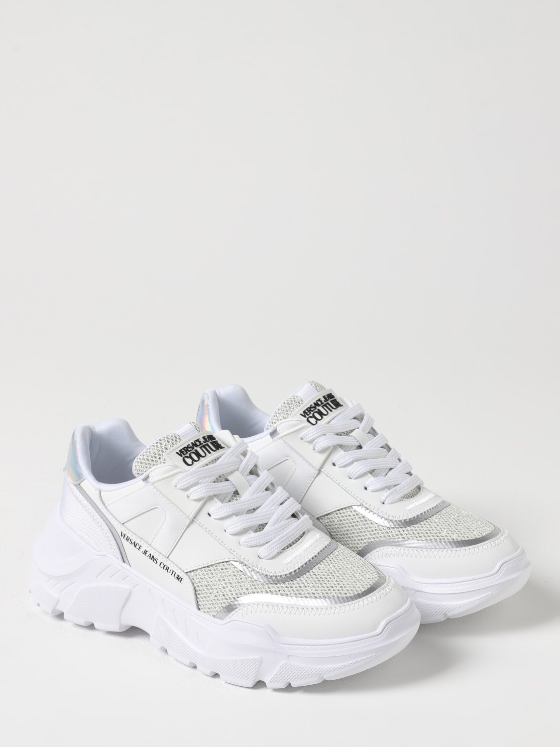 VERSACE JEANS COUTURE: Shoes woman - White | Versace Jeans