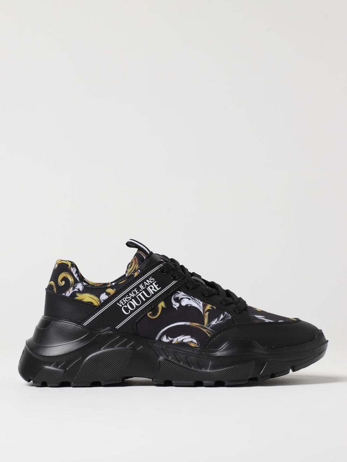 スニーカー VERSACE JEANS COUTURE Men Sneakers Black 78YA3SC2ZSC54 G89 VERSACE JEANS COUTURE: Shoes men - Black | Versace Jeans