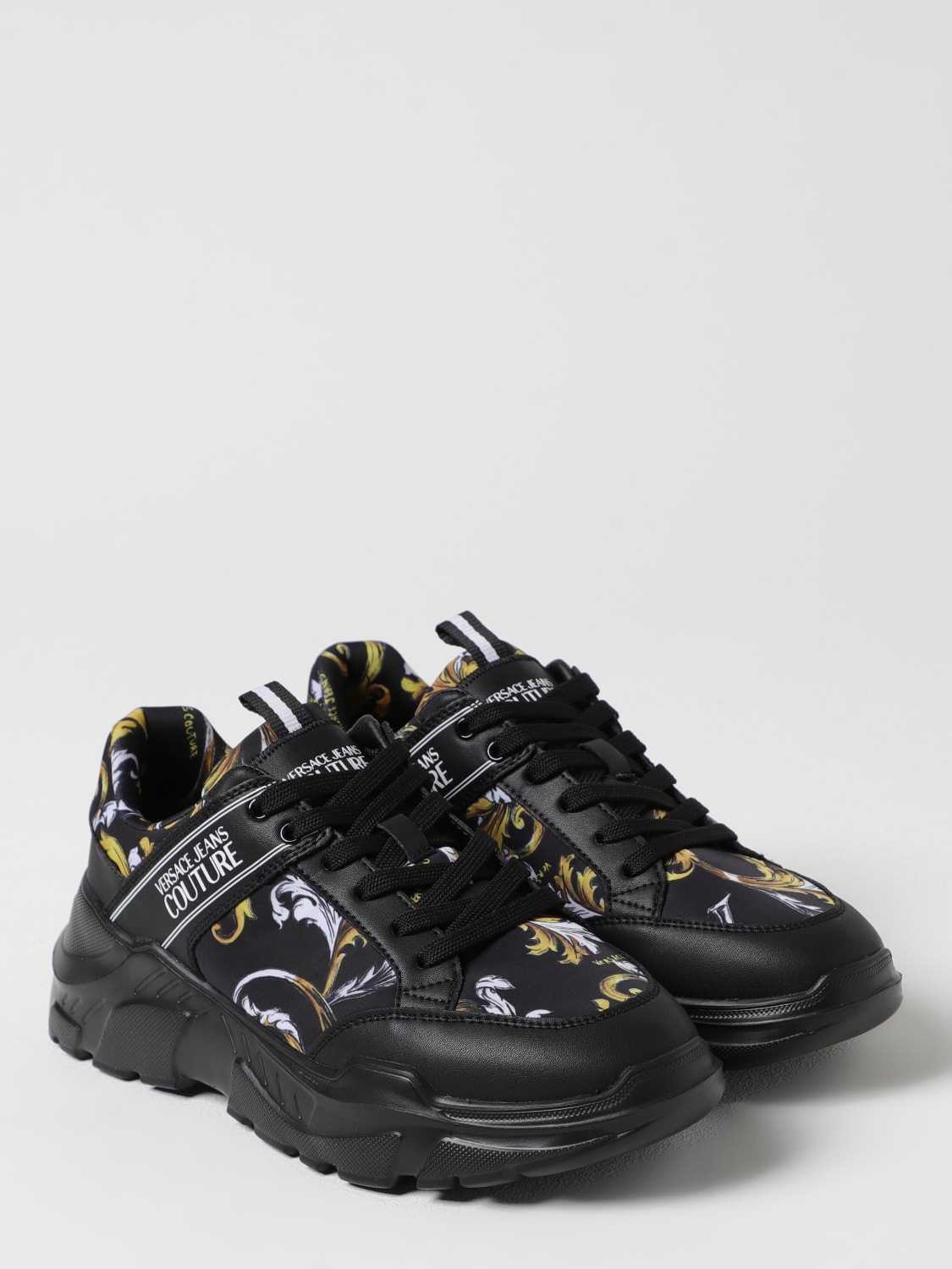 スニーカー VERSACE JEANS COUTURE Men Sneakers Black 78YA3SC2ZSC54 G89 VERSACE JEANS COUTURE Men Sneakers Black 78YA3SC2ZSC54 G89