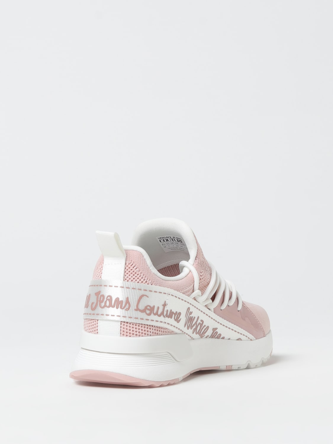スニーカー VERSACE JEANS COUTURE Woman Sneakers Pink 78VA3SA8ZSC61 489 VERSACE JEANS COUTURE: Shoes woman - Pink | Versace Jeans
