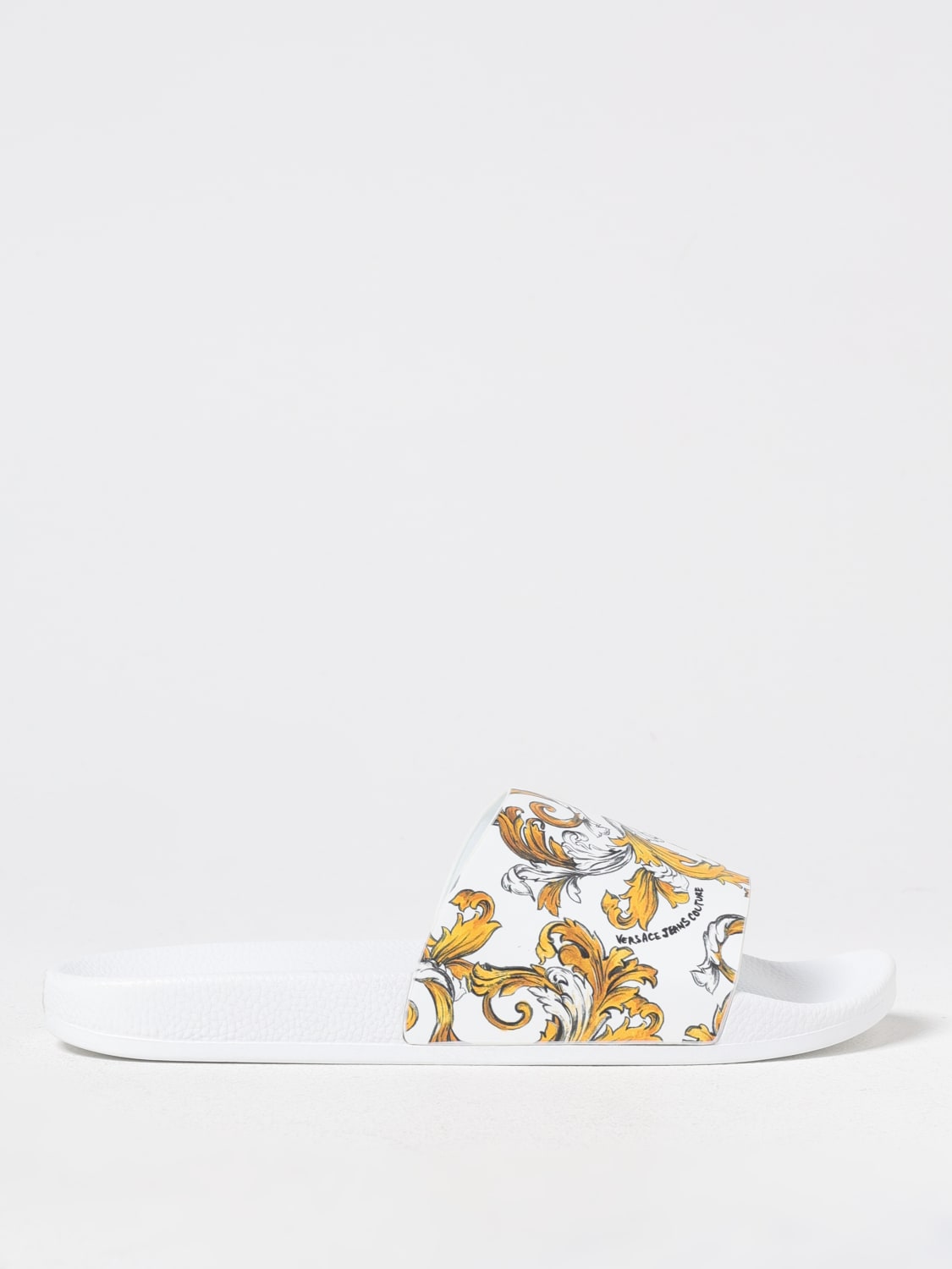 サンダル VERSACE JEANS COUTURE Men Sandals White 78YA3SQ4ZS365 G03 VERSACE JEANS COUTURE: Sandals men - White | Versace Jeans