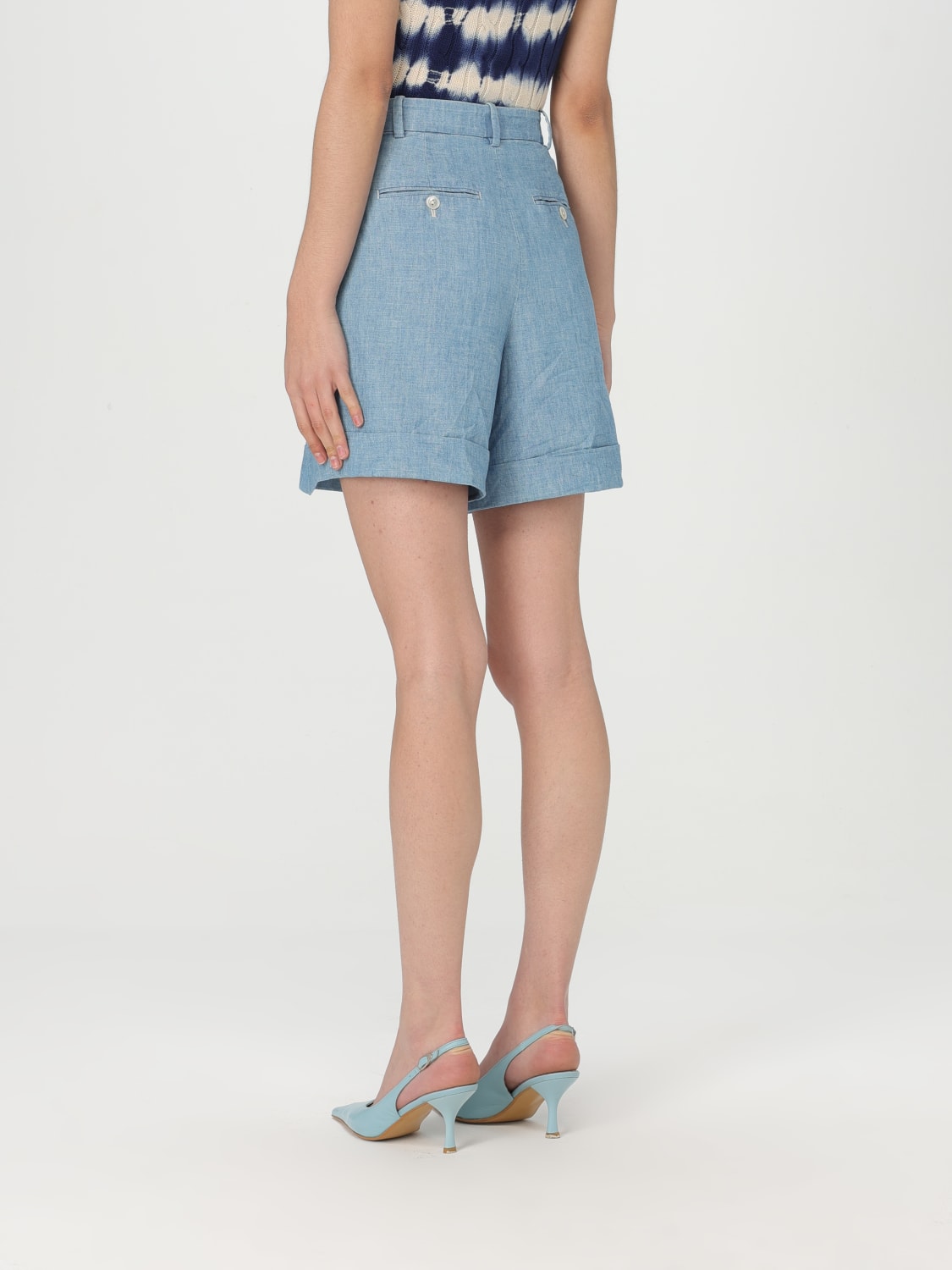ショートパンツ POLO RALPH LAUREN Woman Short Blue 211959939 001 POLO RALPH LAUREN：ショートパンツ レディース - ブルー