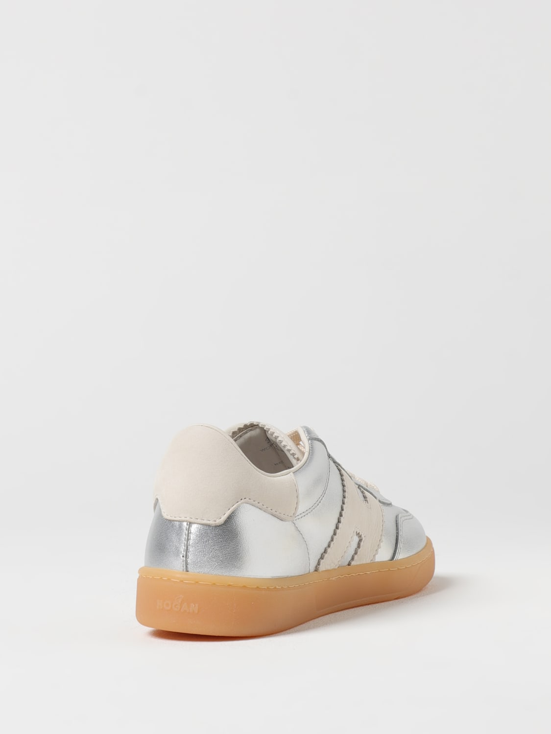 HOGAN: Shoes woman - Silver | Hogan sneakers HXW6470FB60U3X