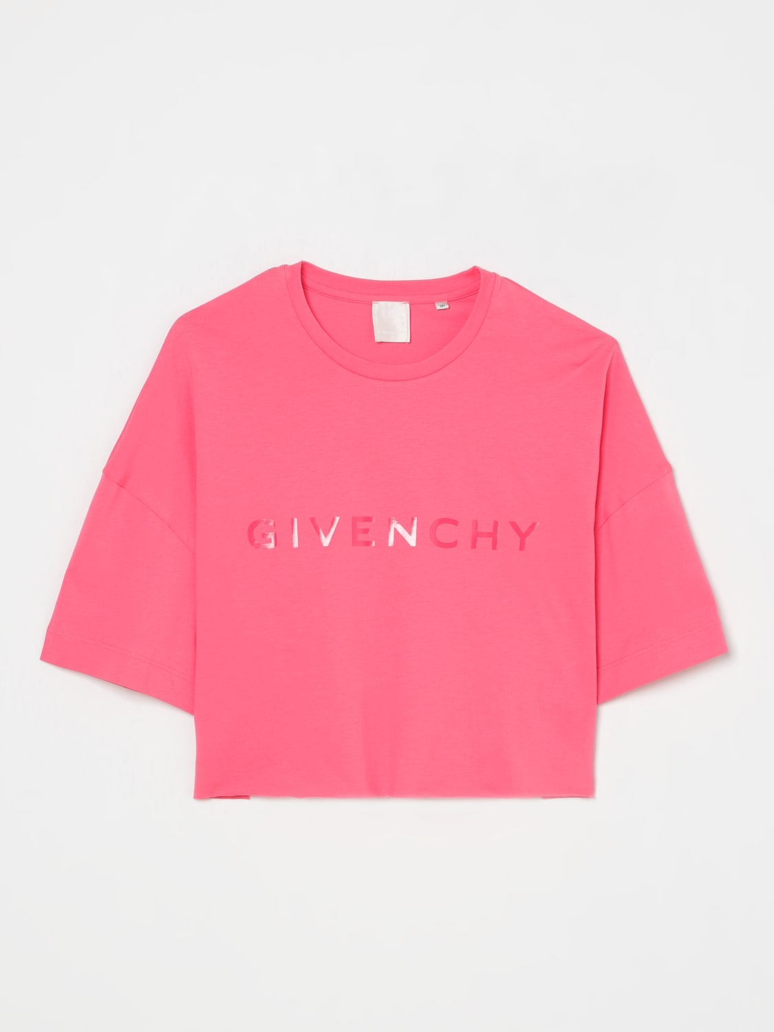 GIVENCHY: T-shirt kids - Raspberry | Givenchy t-shirt H30798