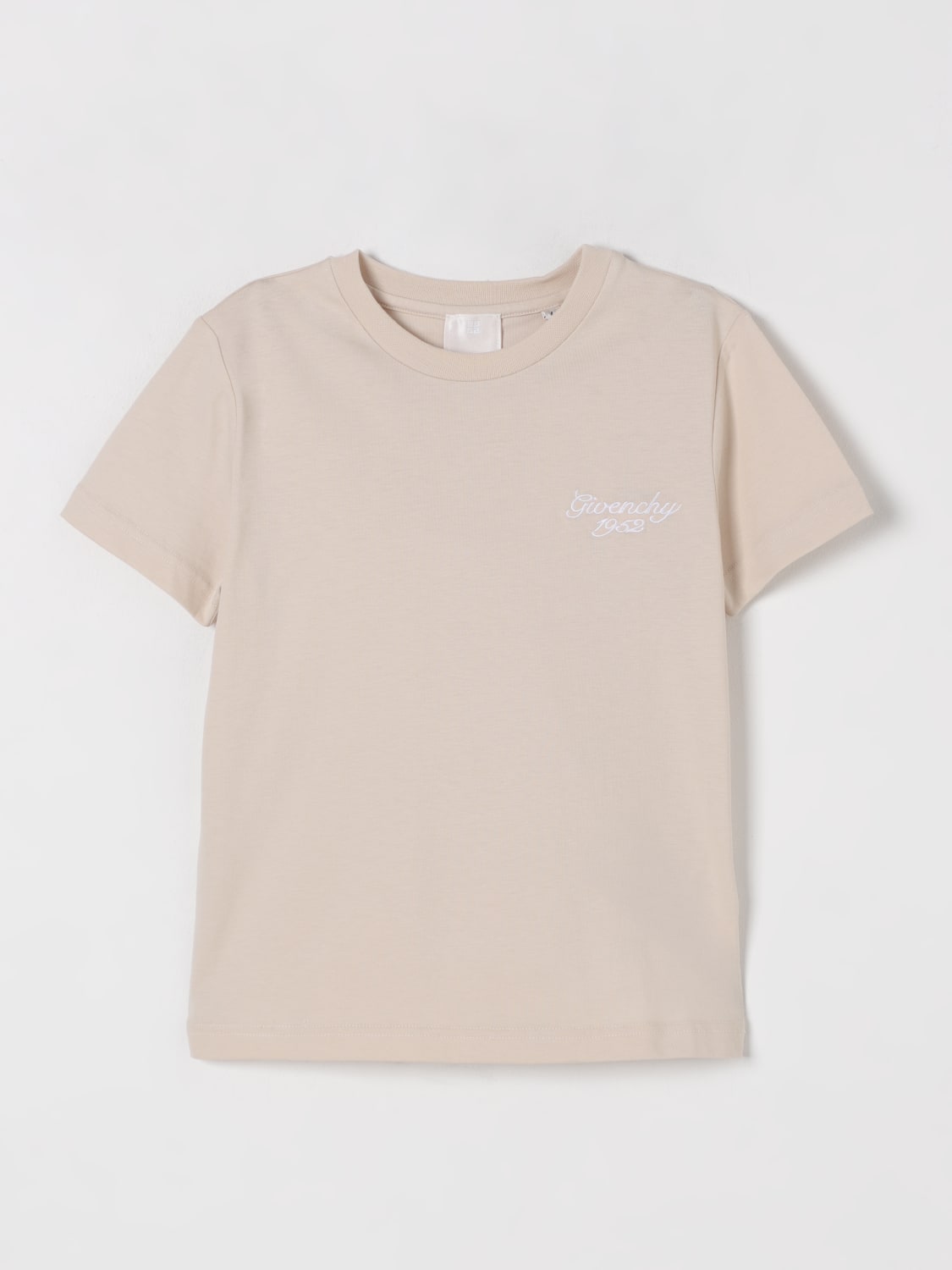 GIVENCHY T-SHIRT: T-shirt kids Givenchy, Cream - Img 1