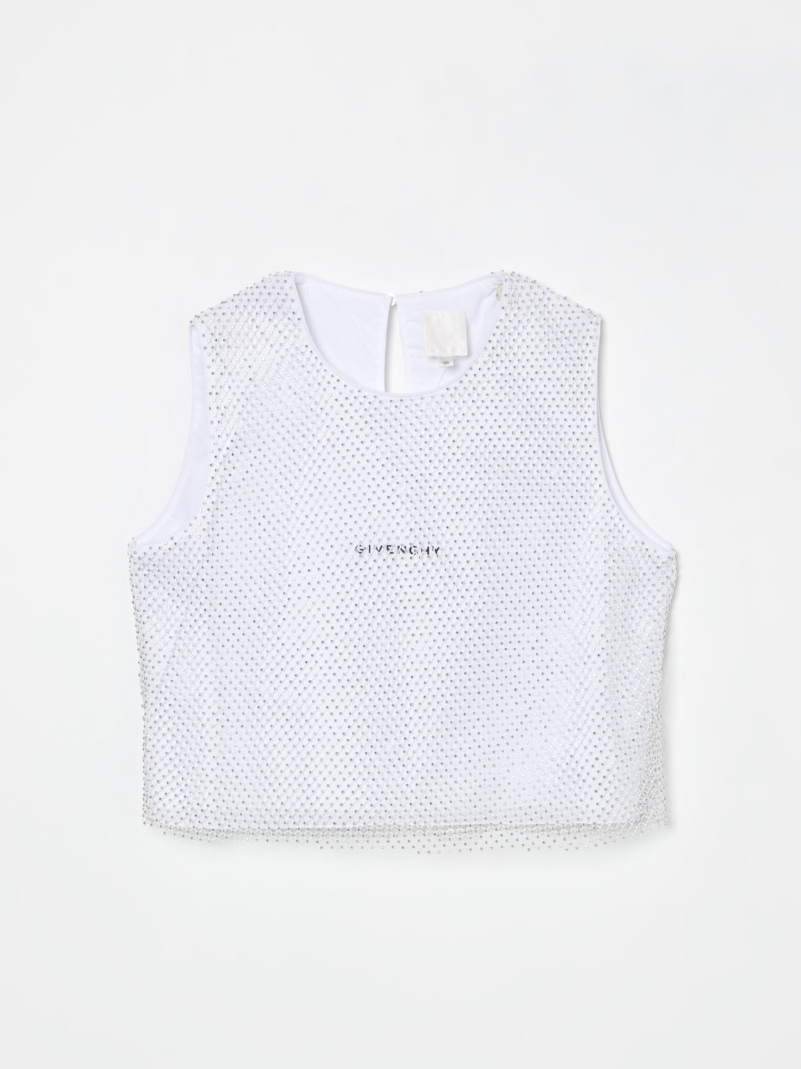 GIVENCHY TOP: Top kinder Givenchy, Weiß - Img 1