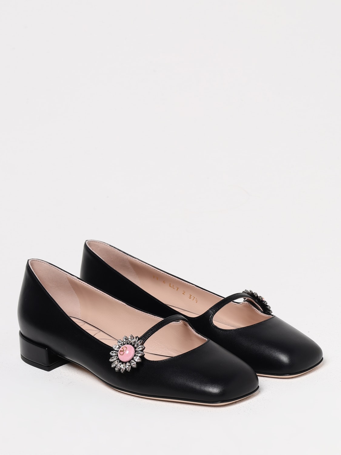ローファー・オックスフォード VALENTINO GARAVANI 6W2S0LL7DHS Closed Mary-Jane ballet flat VALENTINO GARAVANI: Ballet flats woman - Black | Valentino