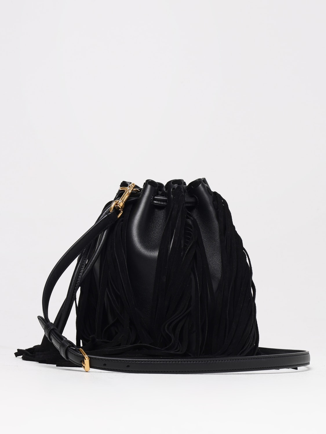 バッグ・カバンその他 VALENTINO Woman Mini bag Black 6W2B0R28LUJ 0NO Valentino Garavani Black hammered leather mini Vlogo bag