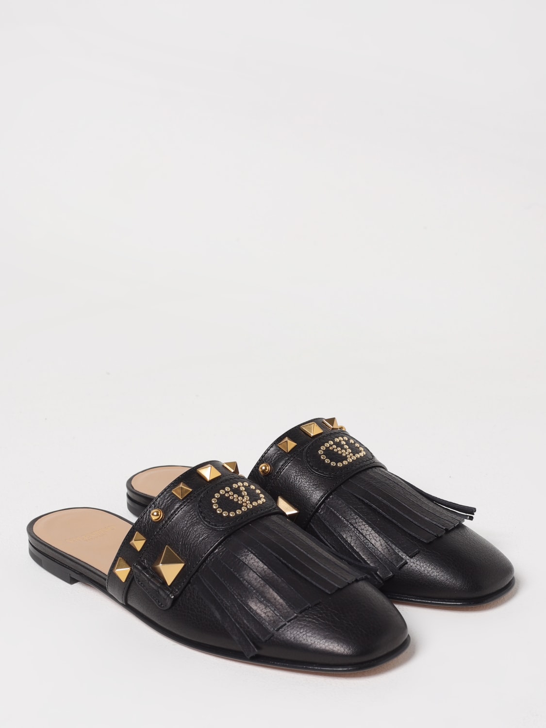 VALENTINO GARAVANI SCHUHE: Flache sandalen damen Valentino Garavani, Schwarz - Img 2