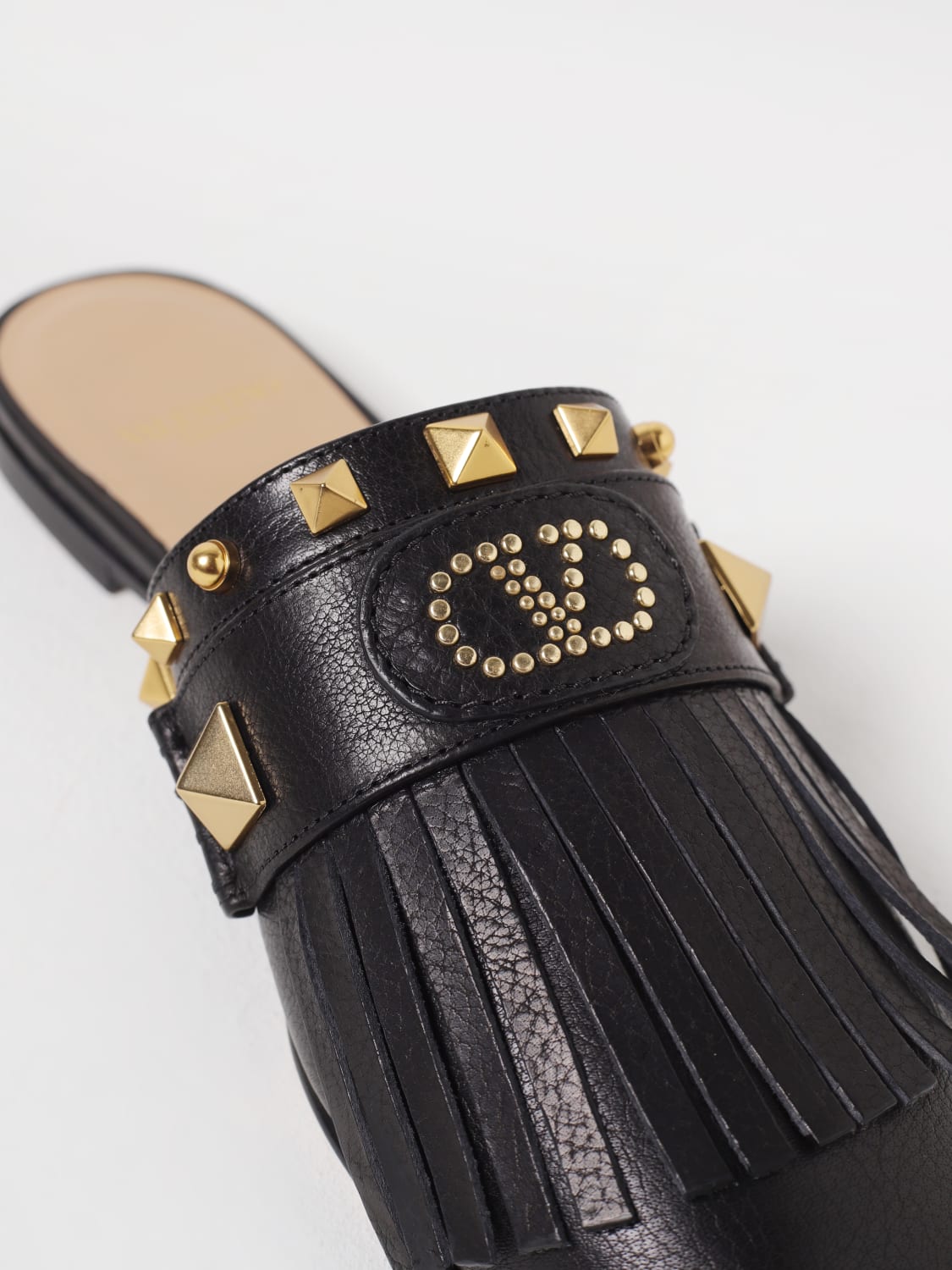 VALENTINO GARAVANI SCHUHE: Flache sandalen damen Valentino Garavani, Schwarz - Img 4