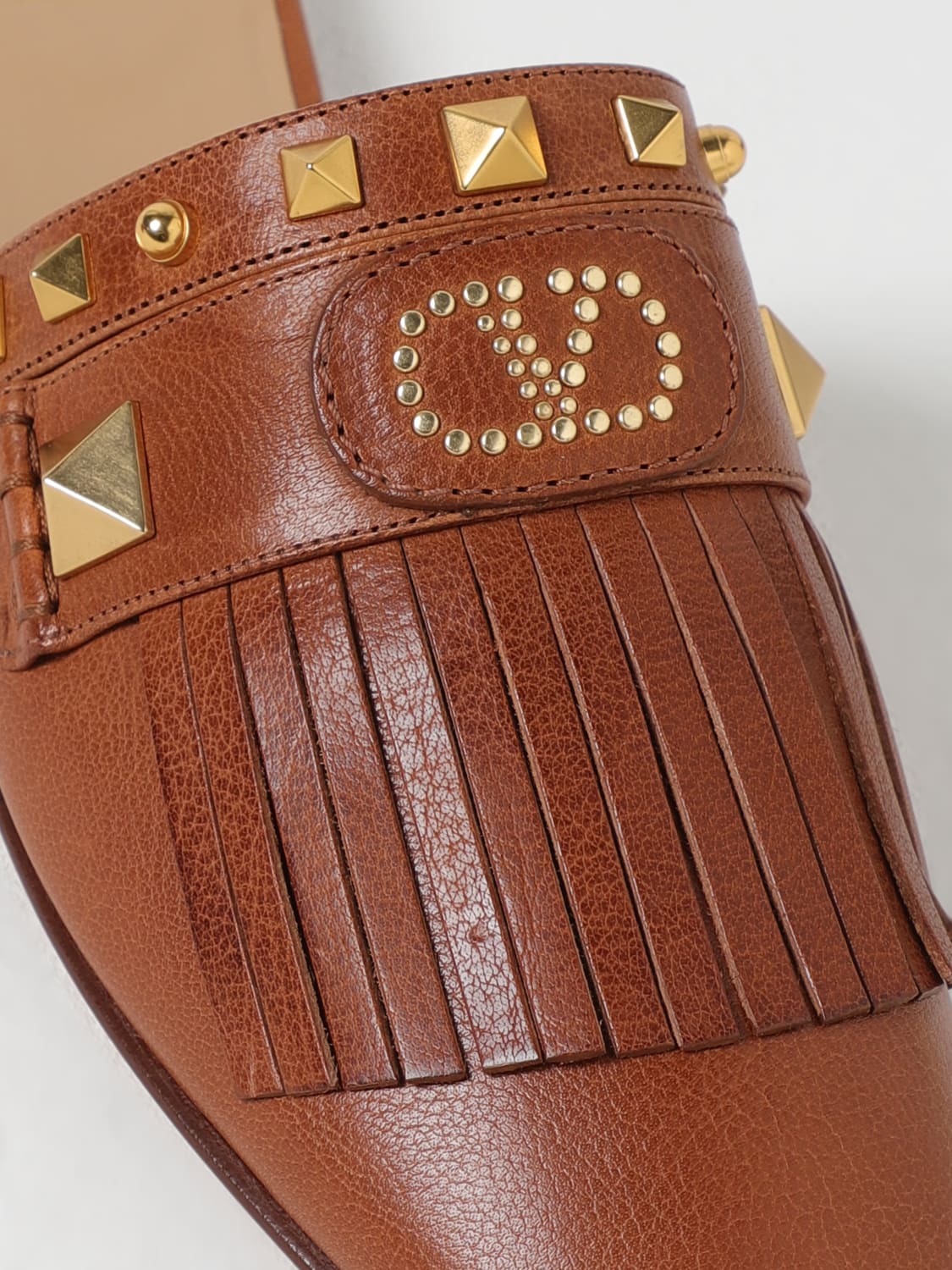 VALENTINO GARAVANI SHOES: Flat sandals woman Valentino Garavani, Tobacco - Img 4