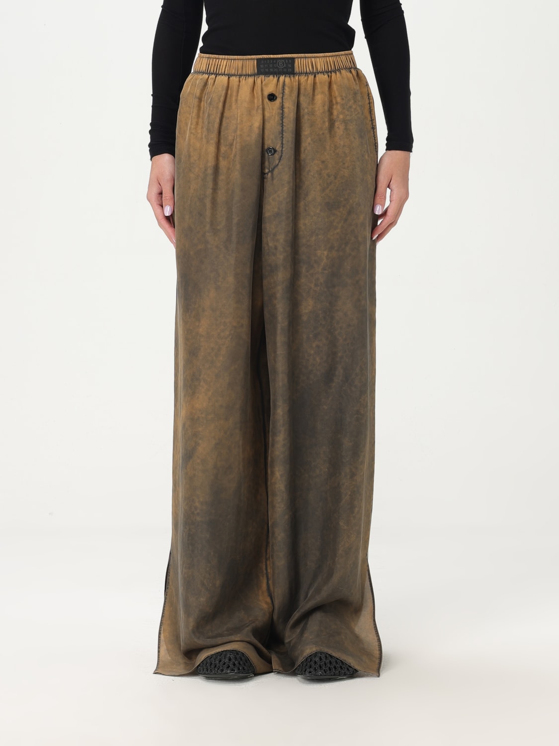 パンツ MM6 MAISON MARGIELA Woman Pants Blue S52KA0523M35244 961 MM6 MAISON MARGIELA: Pants woman - Blue | Mm6 Maison