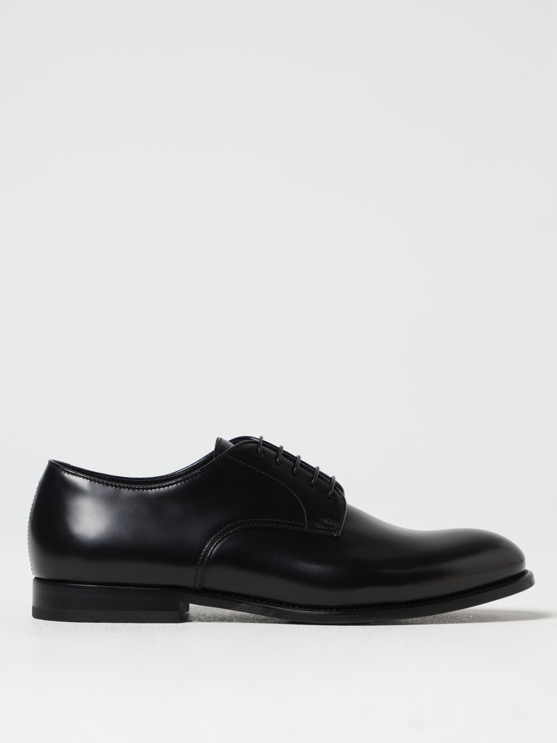 DOUCAL'S SCARPE STRINGATE: Derby Doucal's in pelle spazzolata, Nero - Img 1