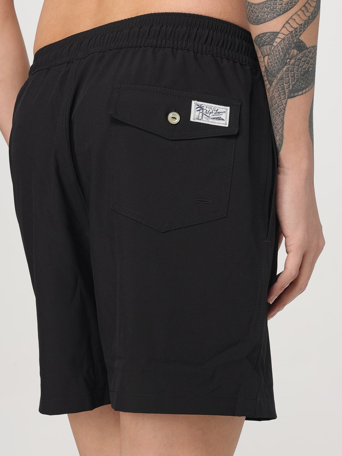 POLO RALPH LAUREN MAILLOT DE BAIN: Maillot de bain homme Polo Ralph Lauren, Noir - Img 3