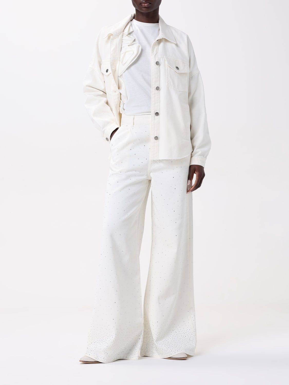 ジャケット LIU JO Woman Jacket White UA5165DS069 10701 LIU JO: Jacket woman - White | Liu Jo jacket UA5165DS069