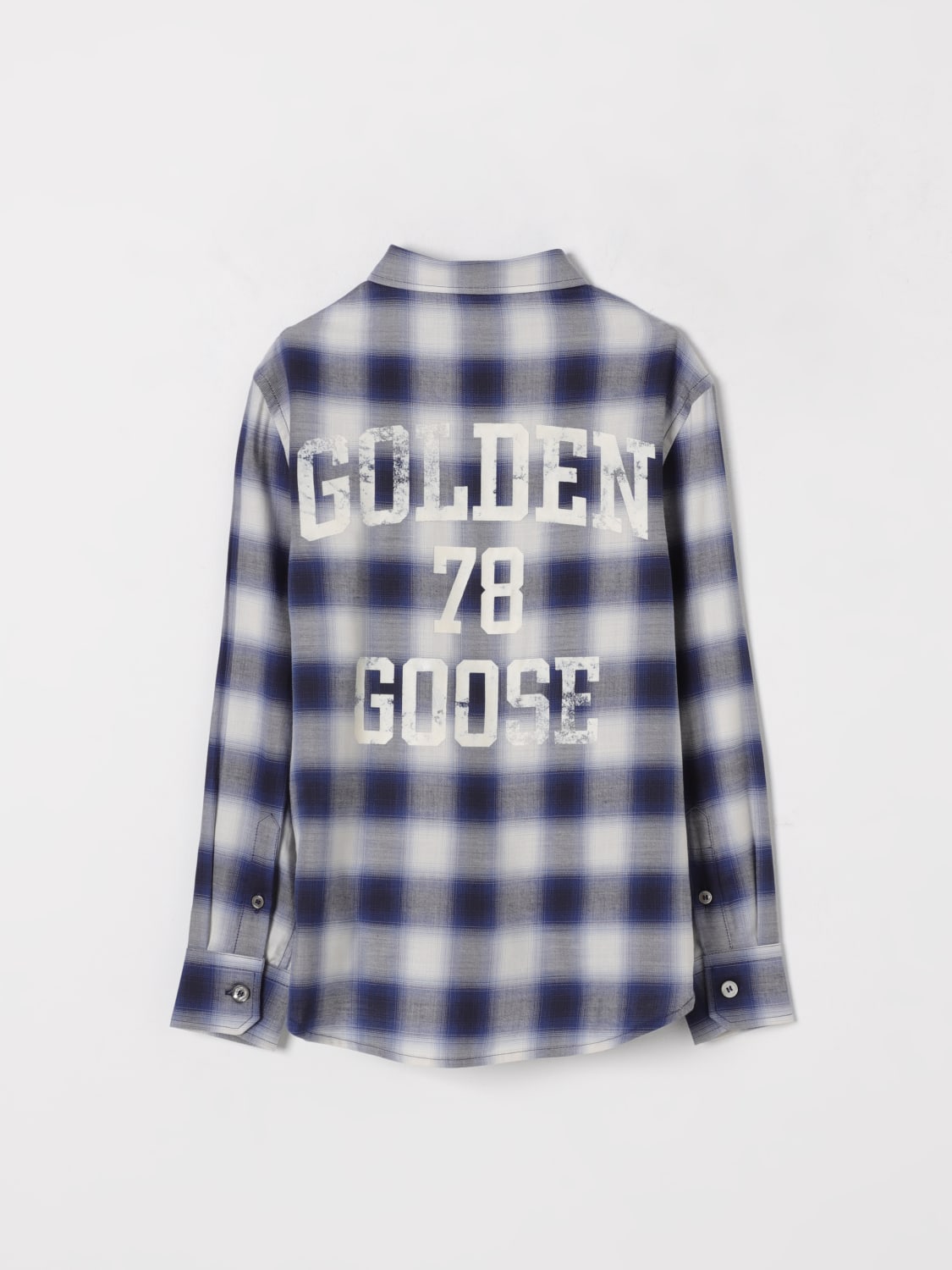 GOLDEN GOOSE SHIRT: Shirt kids Golden Goose, Blue - Img 2