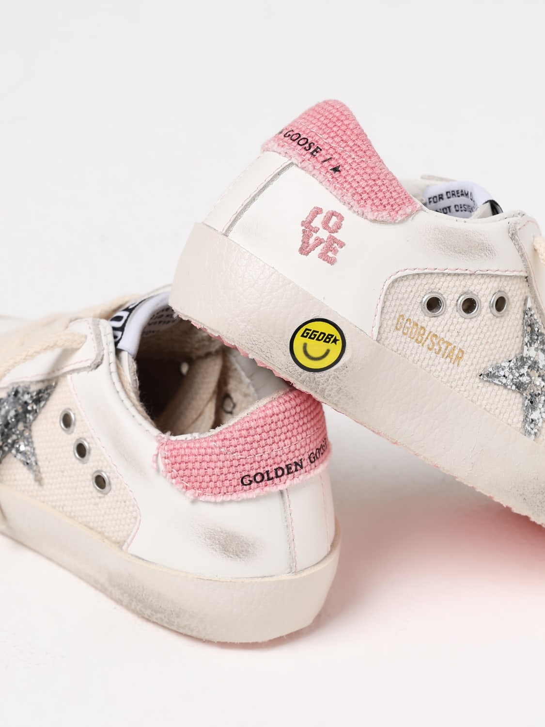 GOLDEN GOOSE ZAPATILLAS: Zapatos niños Golden Goose, Blanco - Img 4