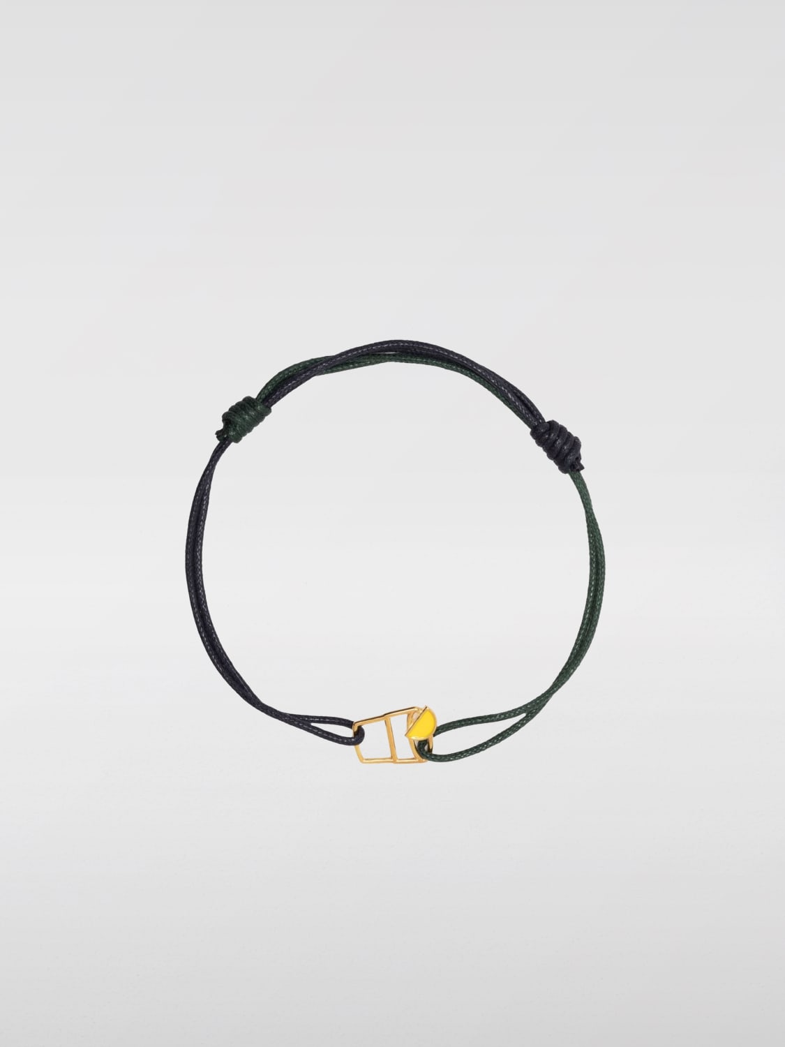 ALIITA GIOIELLI: Bracciale Tequila Aliita in oro 9kt smaltato e cotone , Giallo - Img 1