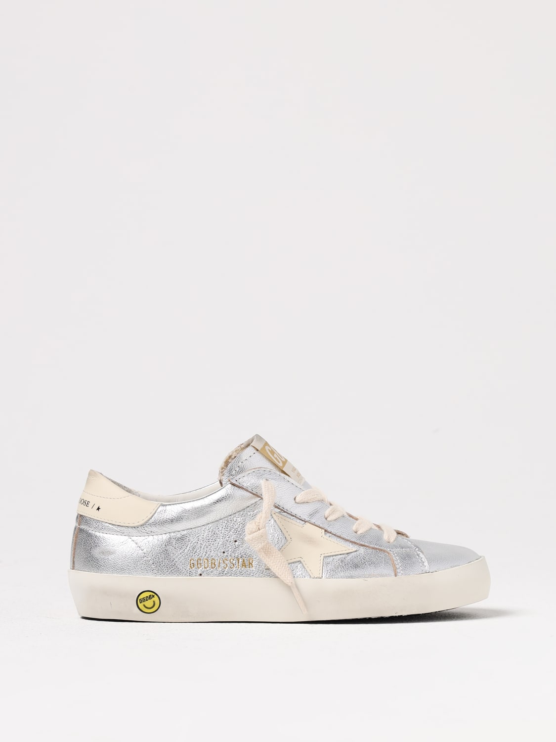 GOLDEN GOOSE ZAPATILLAS: Zapatos niños Golden Goose, Plata - Img 1