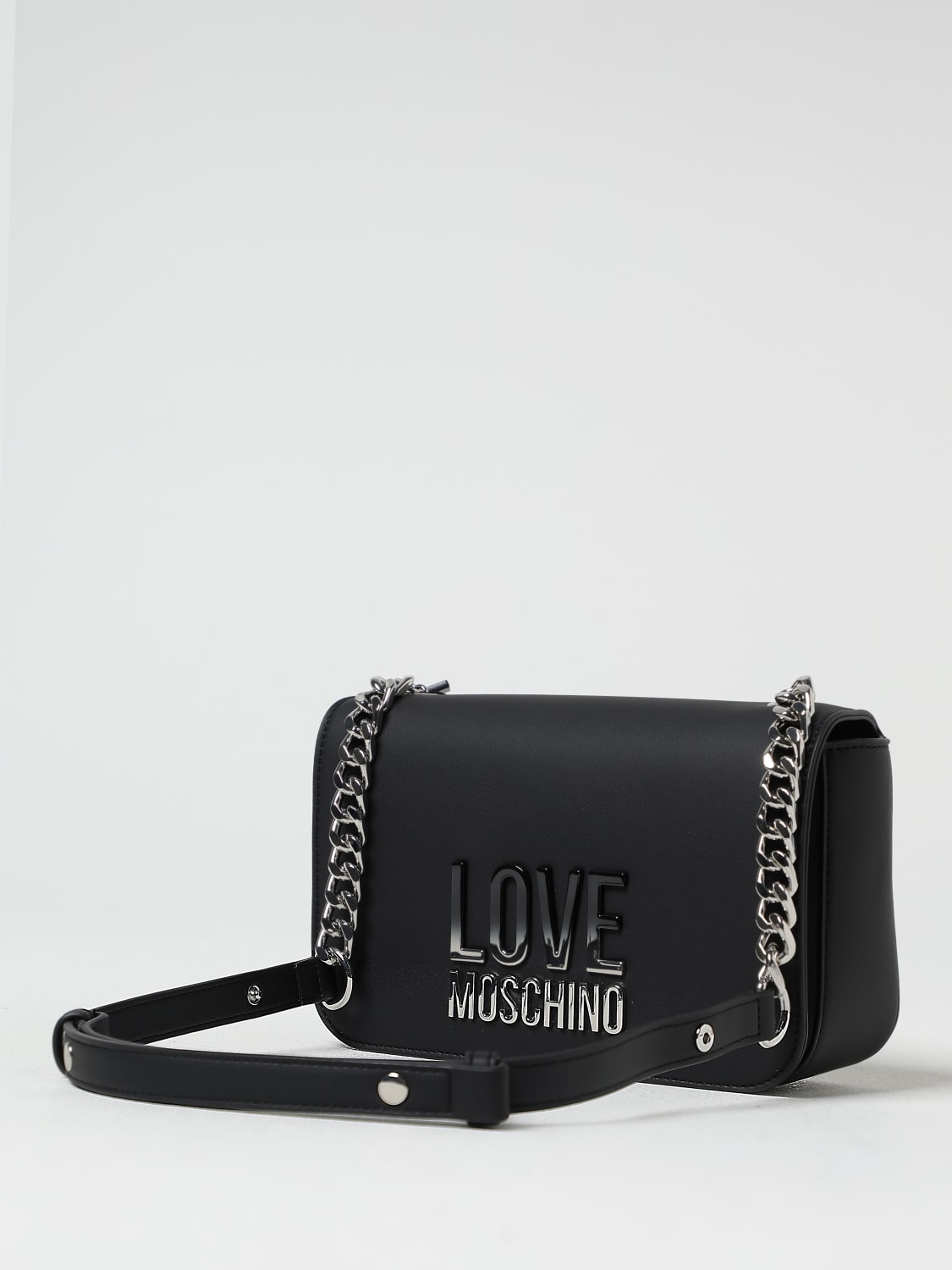 LOVE MOSCHINO: Moschino Love synthetic leather bag - Black | Love
