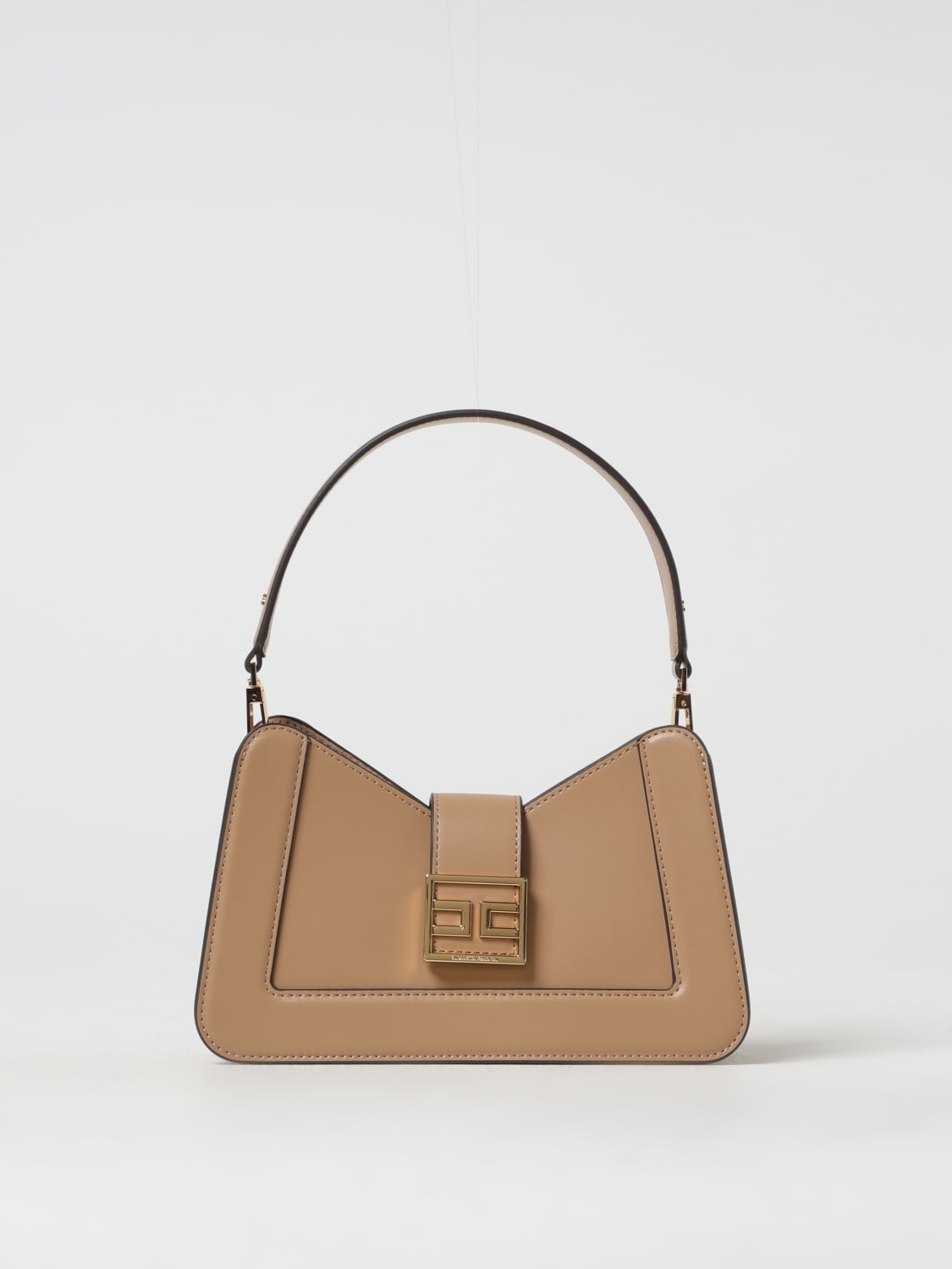 ELISABETTA FRANCHI HANDBAG: Handbag woman Elisabetta Franchi, Camel - Img 1